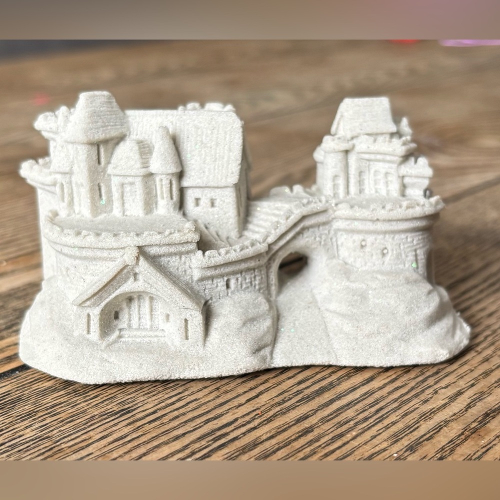 Mr. Sandman Real Sand Sculpture figurine, sandcastle made in Canada in the 1990s